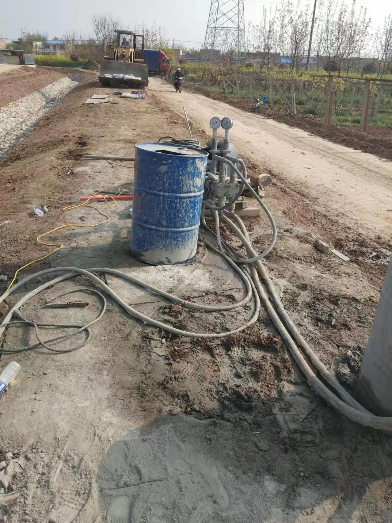 周矶管理区双液注浆